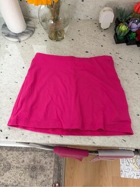 Bright Pink Mini Skort